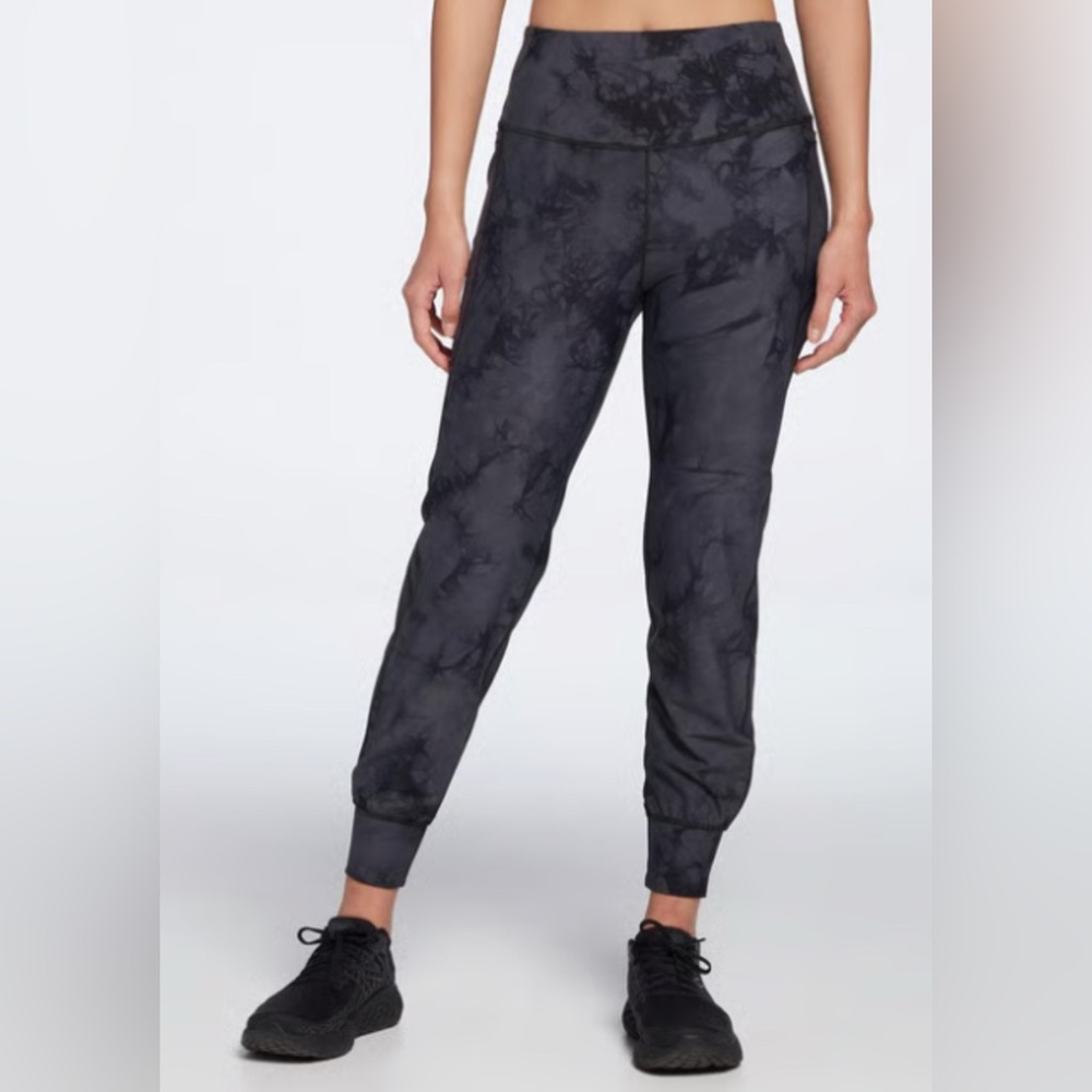 Calia Women's‎ Black/Gray Tye Dye Energize Jogger Pants